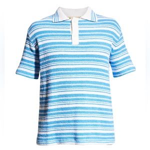 Marni Mens striped knit Terry Polo size 46 IT/ EUR